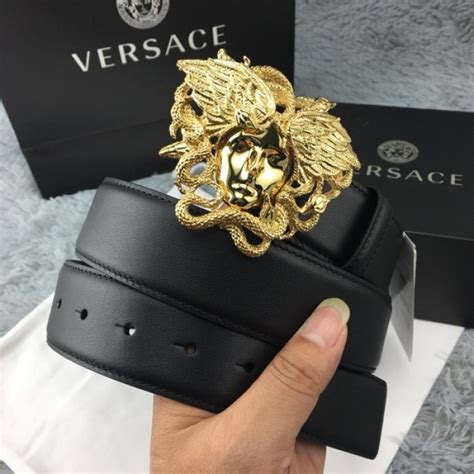 replica versace medusa belts|versace belt size chart.